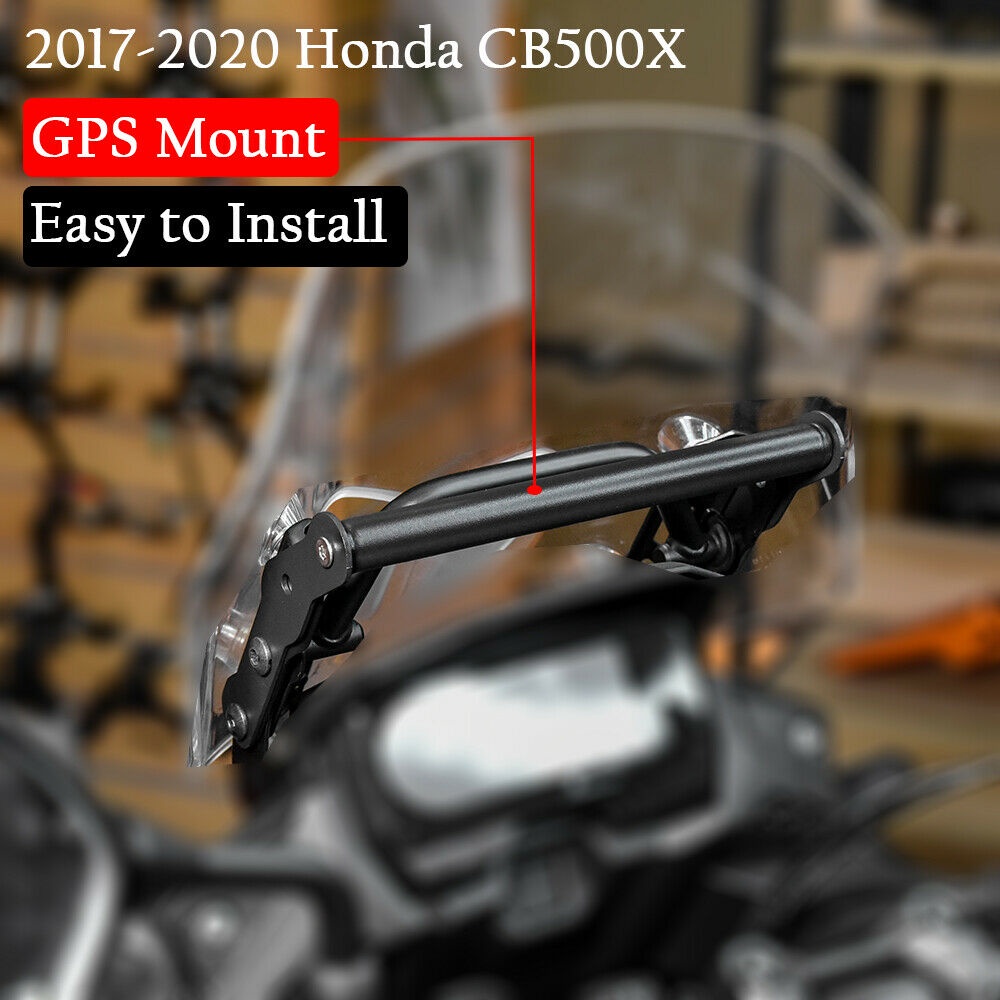 Giá Đỡ Định Vị GPS Thông Minh Gắn Kính Chắn Gió Xe Máy Cho Honda CB500X 2017 2018 2019 2020 Mới