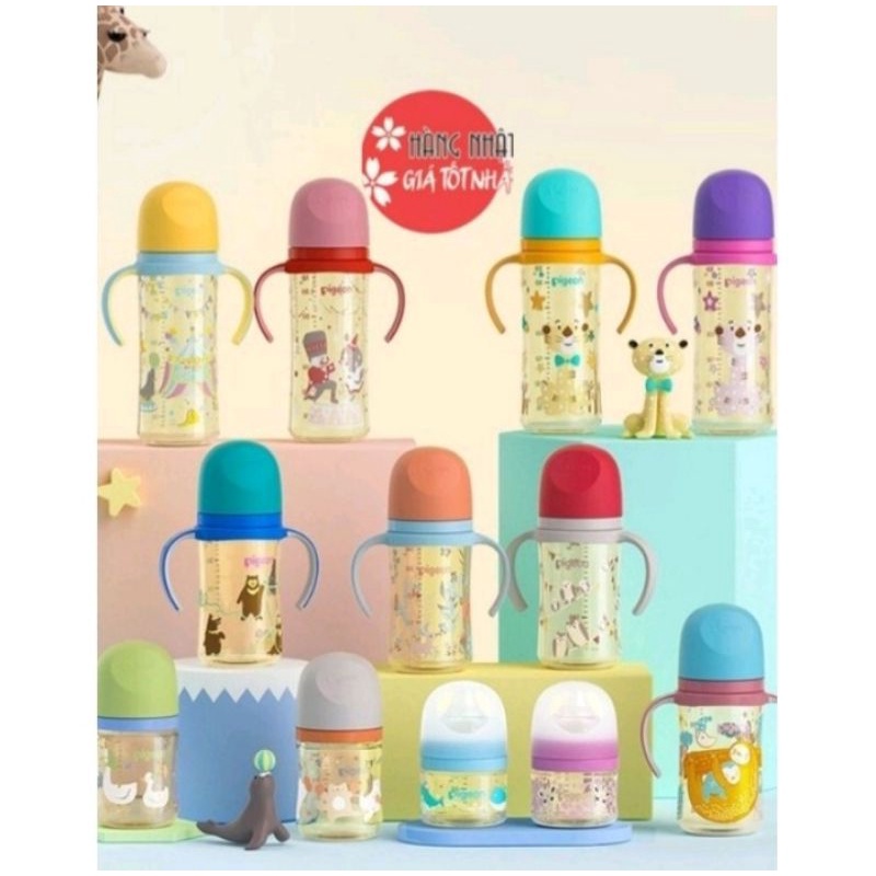 Bình sữa pigeon chuẩn Nhật  Sof Touch Pro 330ml