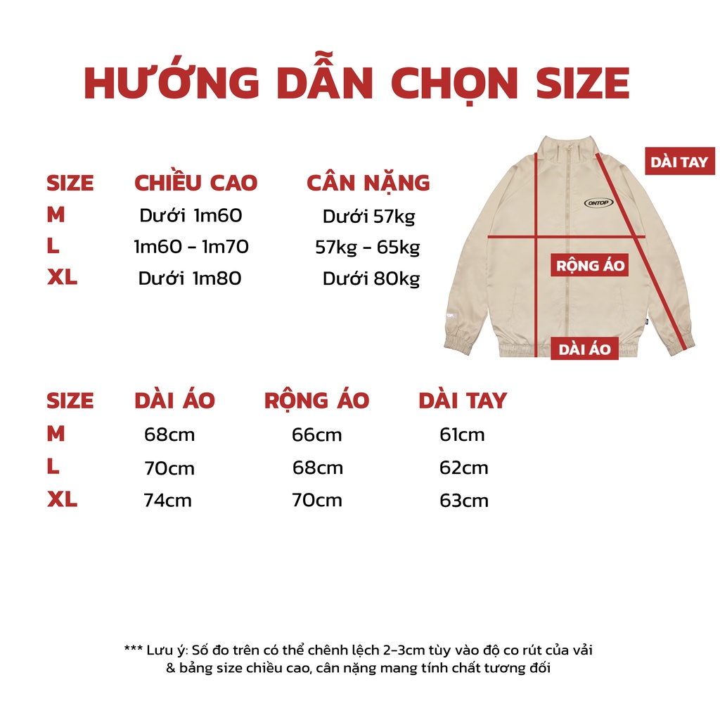 Áo khoác dù nam form rộng local brand ONTOP cổ trụ SP Jacket O18-AK3