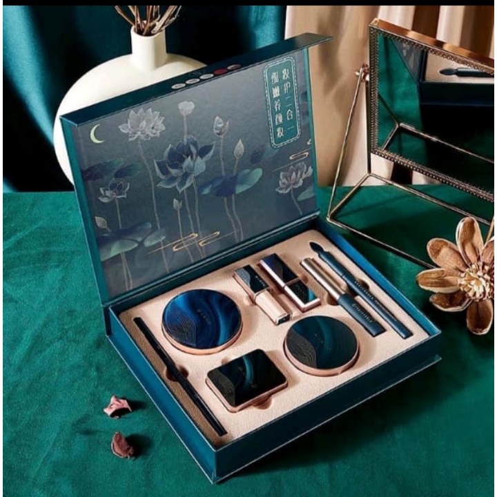 Set trang điểm 8 món Youliyoula bản hoa sen nội địa trung - Quà tặng người yêu - Combo quà tặng cao cấp 20/11