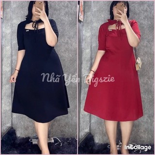 Đầm khoét ngực bigsize nữ 68kg đến 95kg