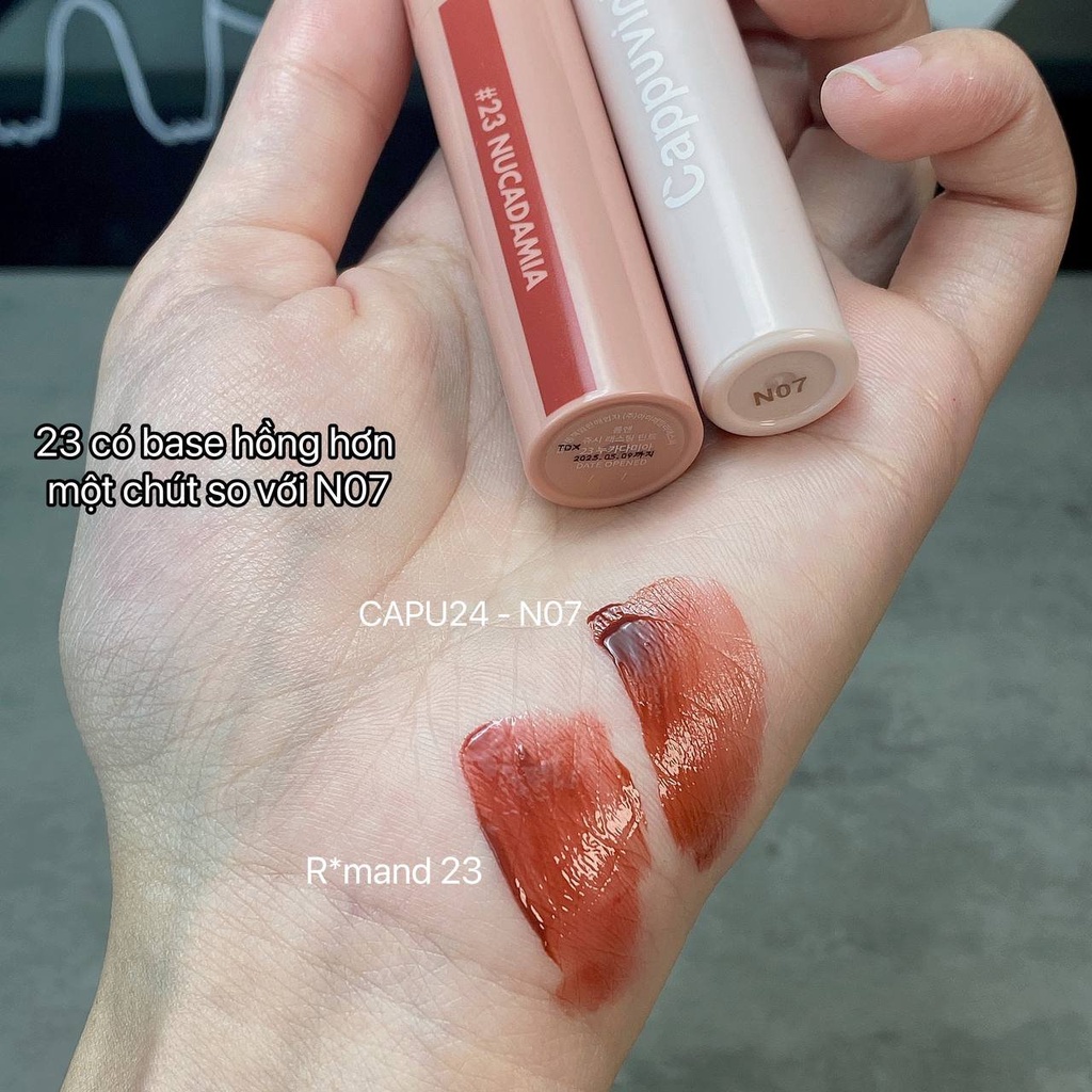 Son Kem Bóng Cappuvini Bubbly Bear Lip Glaze