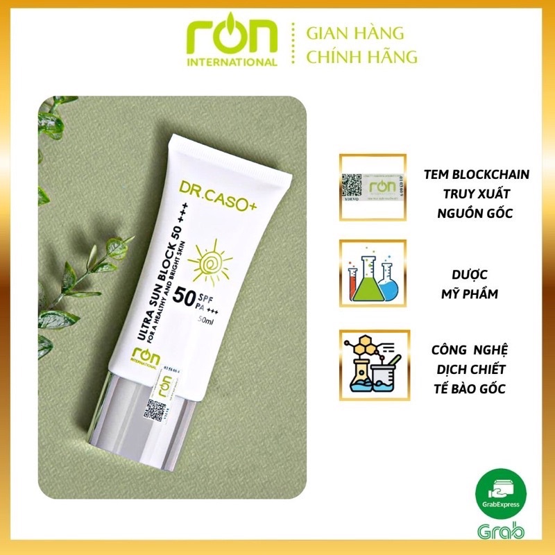 KEM CHỐNG NẮNG RON ULTRA SUNBLOCK SPF 50 PA +++
