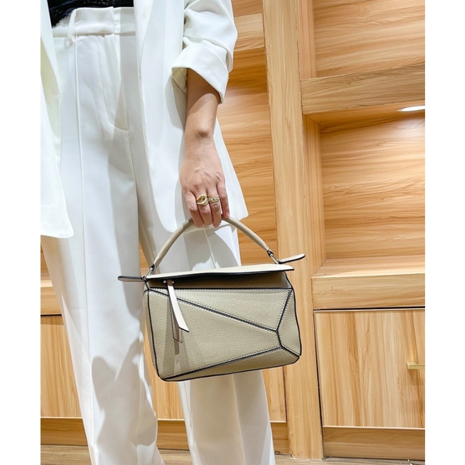 Túi Đeo Chéo Vai Hình Học Ghép Nối Kim Cương Phong Cách Mới Cho Nữ ZS777777-1293