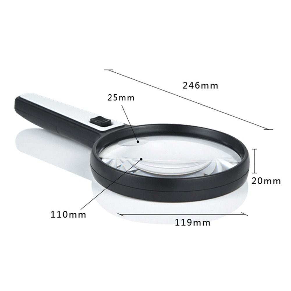 Kính Lúp Đọc Sách Trang Sức Chất Lượng Cao 20X 10X HD