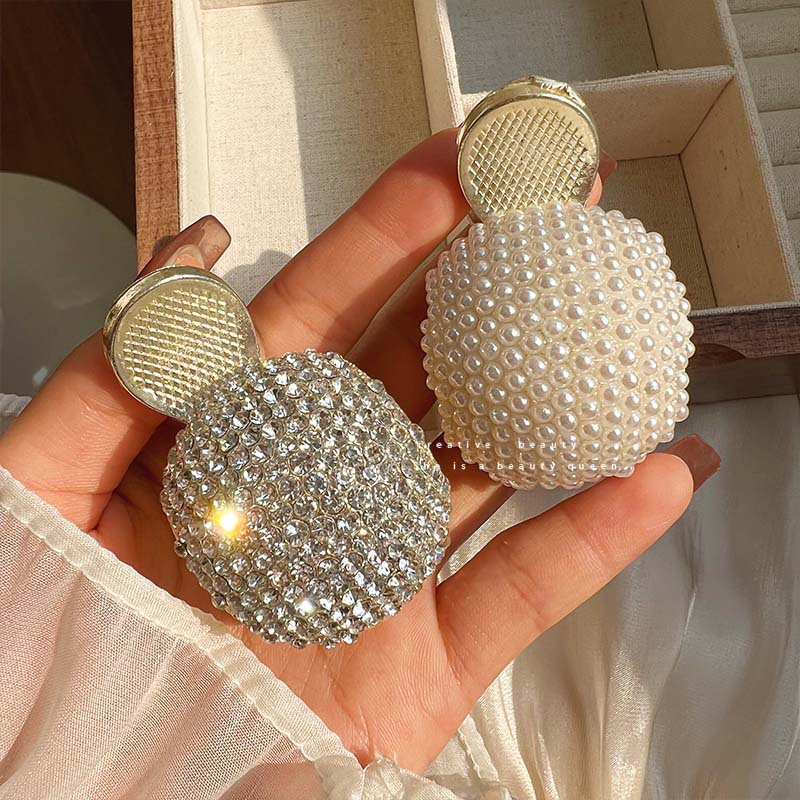 Kẹp Tóc Đính Đá Và Ngọc Trai Thời Trang Cho Nữ