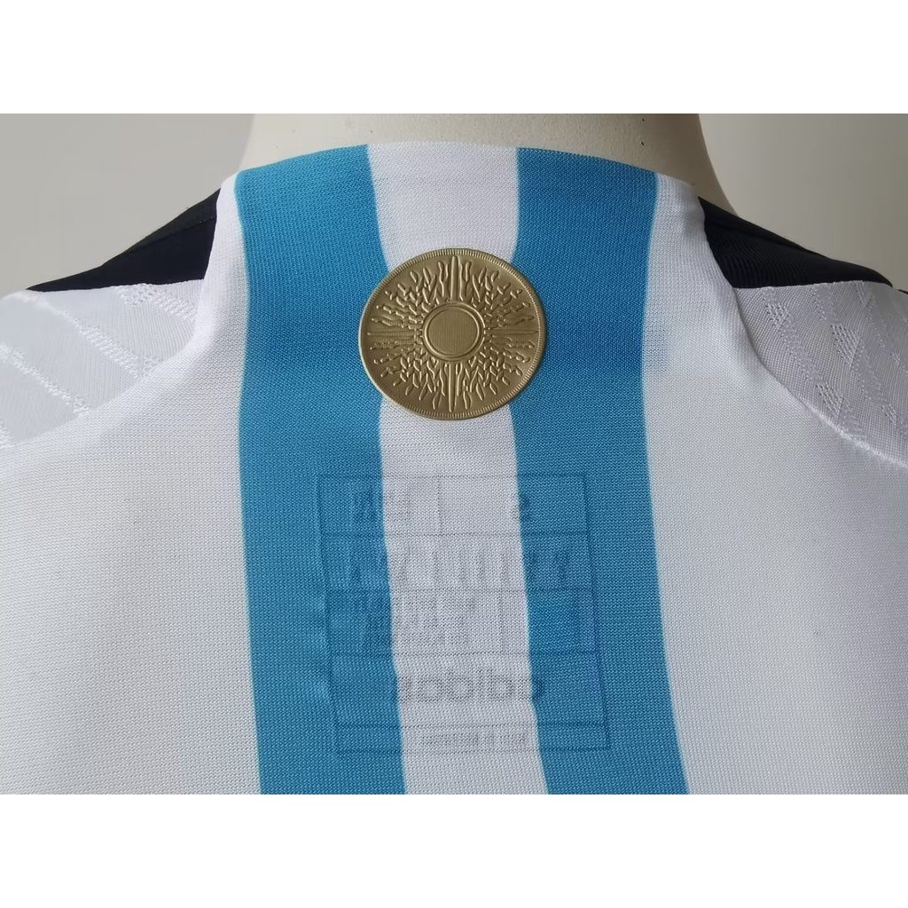 Áo Đồng Phục Bóng Đá Dài Tay Đội Nhà Argentina S-2XL 2022-23