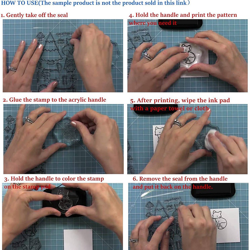 1 Con Dấu Silicon Trong Suốt In Hình Giáng Sinh Trang Trí Album Ảnh DIY