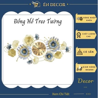 Đồng hồ treo tường, đồng hồ trang trí, ginkgo, nghệ thuật, kim trôi, én decor