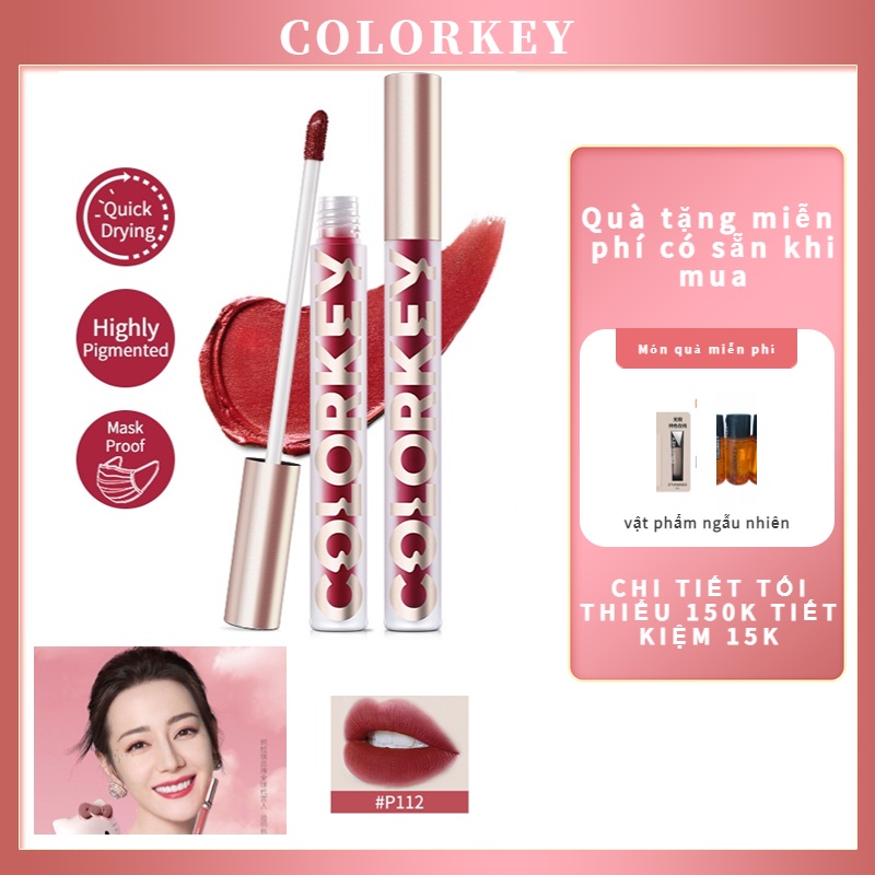 Son kem lì COLORKEY mượt mà kháng nước lâu trôi 1.7g
