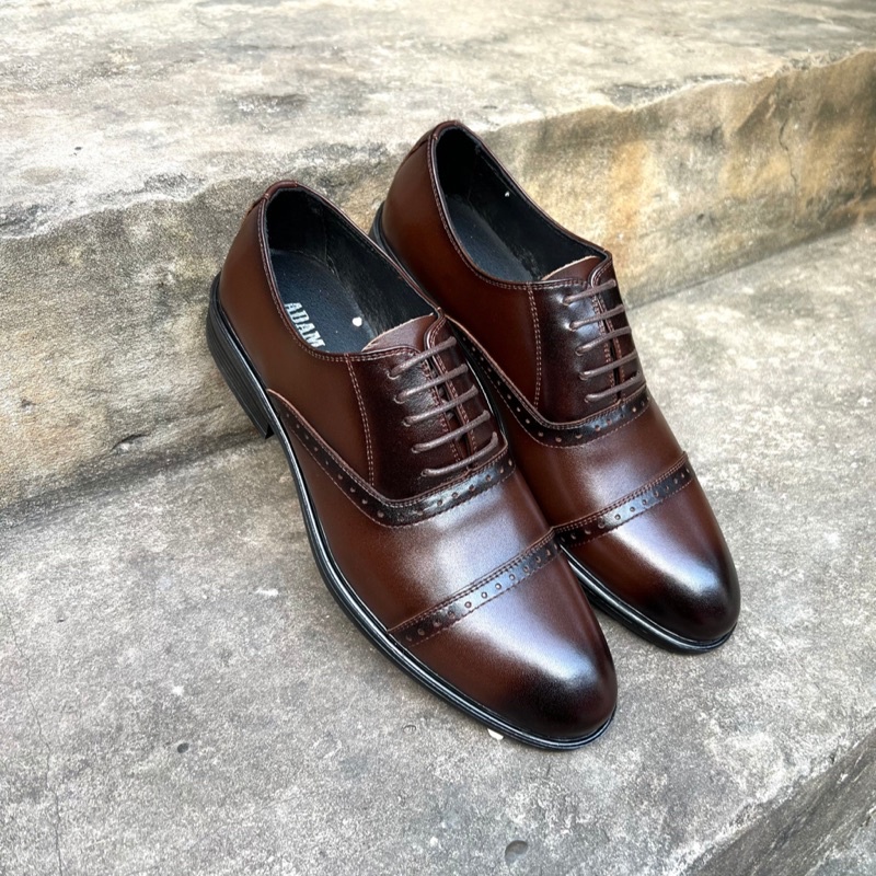Giày da nam da bò phong cách công sở - đế khâu chắc chắn