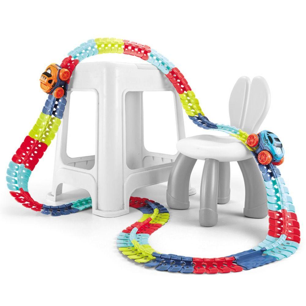 1 Bộ Đồ Chơi Lắp Ráp Đường Ray Xe Hơi Đua Chất Lượng Cao