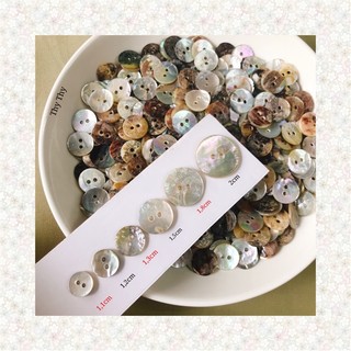 Nút vỏ sò (xà cừ) 2 lỗ đủ size