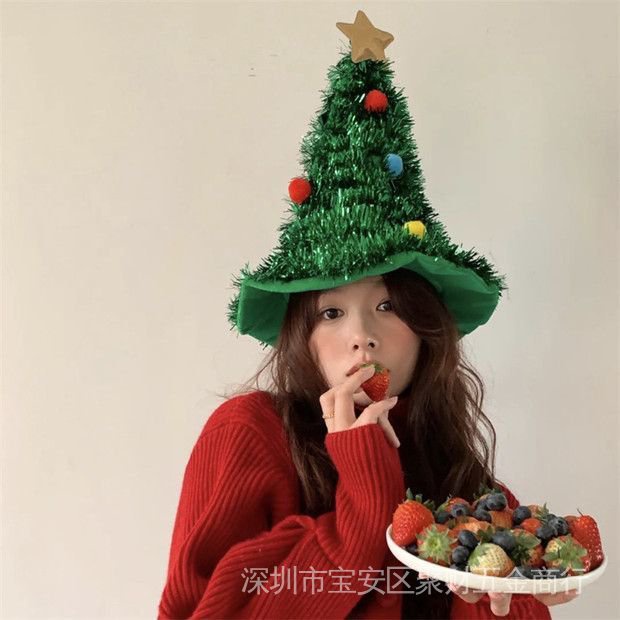 Phụ Kiện Nón Giáng Sinh / Trang Trí Cây Thông Noel Xinh Xắn