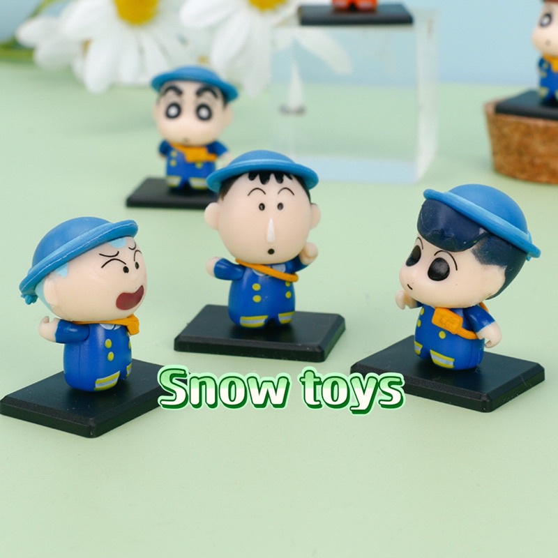 Mô hình Shin Cậu bé bút chì - Set Shin - Shinnosuke - Nohara Shinosuke Kazama Toru Sakurada Nene Sato Masao Bo - Cao 3cm