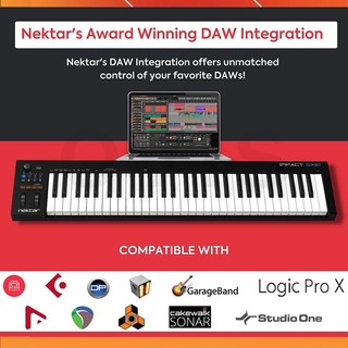 Nektar Impact GX61 - Đàn MIDI Keyboard Controller
