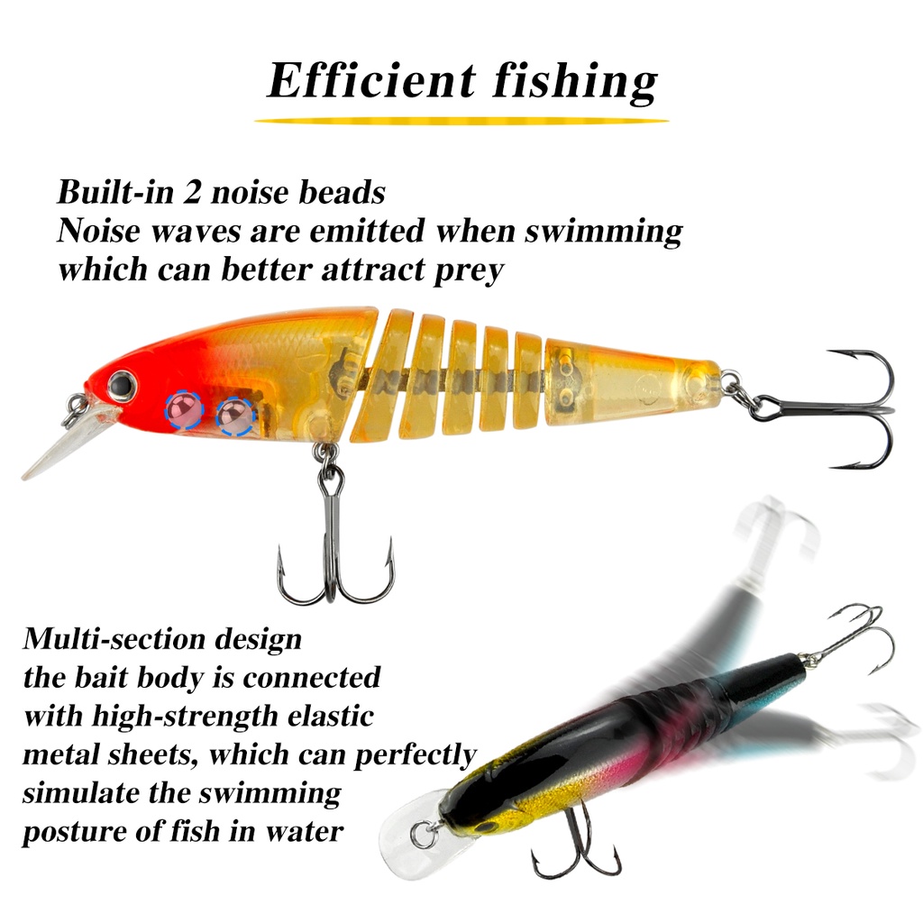 1 Mồi Câu Cá Nước Mặn Cứng Kèm Móc Câu 110mm / 18g