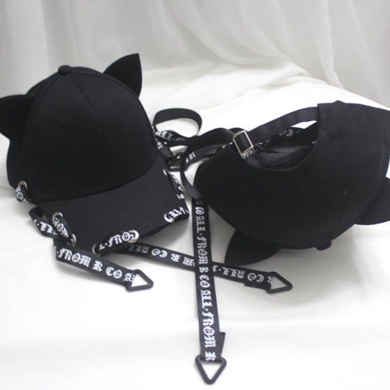 Mũ lưỡi trai nữ Mũ chống nắng Mũ tai mèo Nón lưỡi trai 0NGK