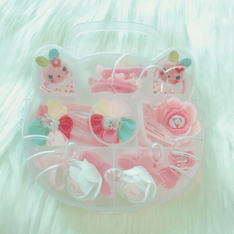 BỘ BUỘC TÓC HELLO KITTY CHO BÉ