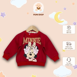 Áo nỉ trẻ em in hình Mickey lót lông cực ấm - Pumi Shop