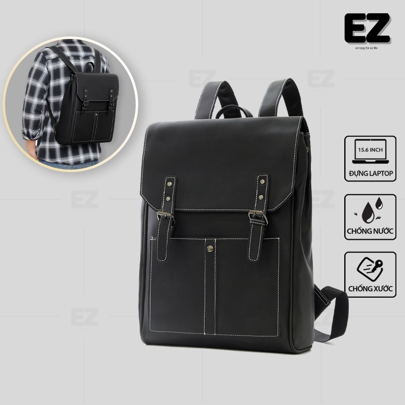 Balo đi học da cao cấp BLD11 chống xước chống thấm nước , Balo da đi học unisex phong cách hàn quốc
