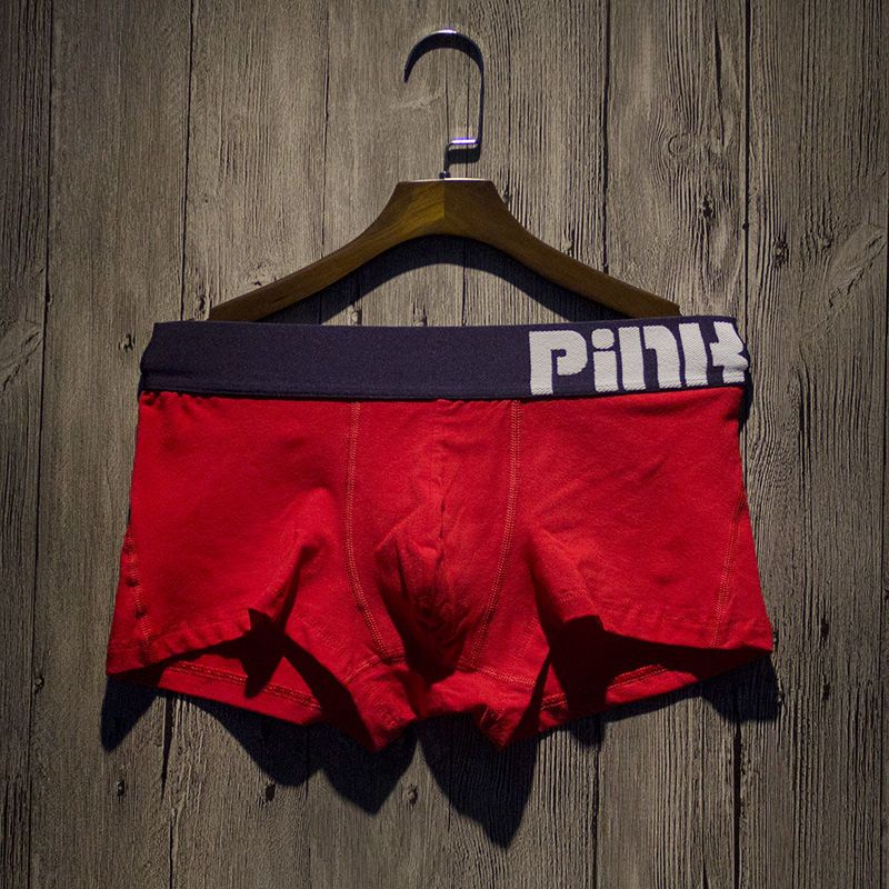 Quần Lót Boxer Cotton Màu Trơn Thoáng Khí Thời Trang Hàn Quốc Cho Nam
