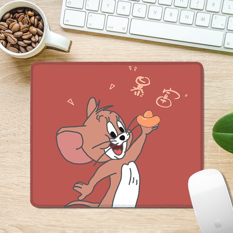 Tấm Lót Chuột Cao Su Dày Họa Tiết Hoạt Hình Tom Và Jerry Phong Cách Âu Mỹ