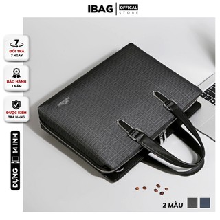 Cặp da công sở Cặp văn phòng Cao Cấp PUFANDAISHU Chất liệu Da PU cực bền,Cặp Đựng Laptop 14inh,Vệ sinh dễ dàng- 𝑰𝑩𝑨𝑮