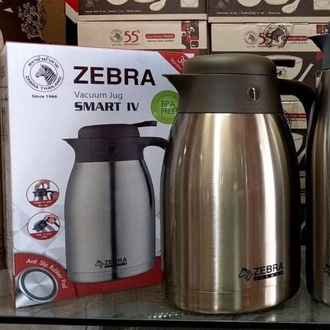 Bình giữ nhiệt Inox Smart IV 1.5L Zebra có quai và vòi rót - 112942 - LOẠI MỚI