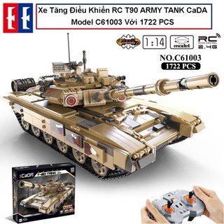 Đồ Chơi Lắp Ráp Xe Tăng Mô Hình T90  Điều Khiển Từ Xa C61003  Với 1722 Chi Tiết