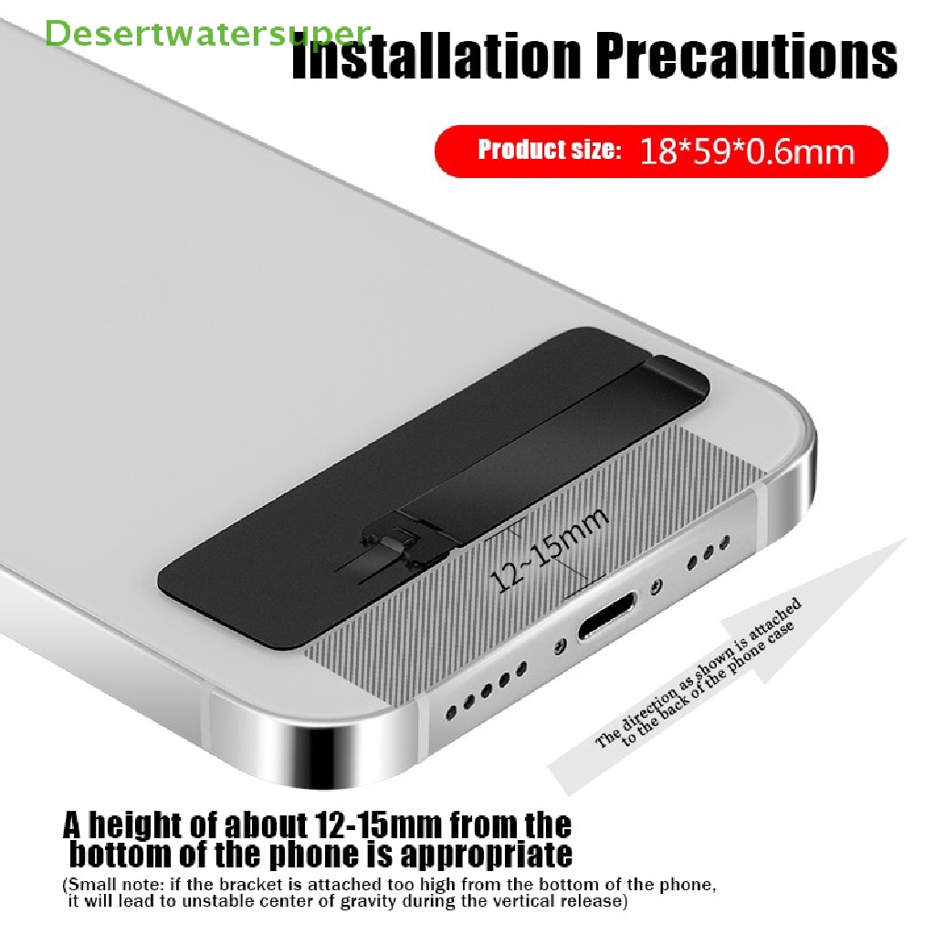 Dsvn Giá Đỡ Điện Thoại Bằng Kim Loại Siêu Mỏng Vô Hình Để Bàn Có Thể Điều Chỉnh