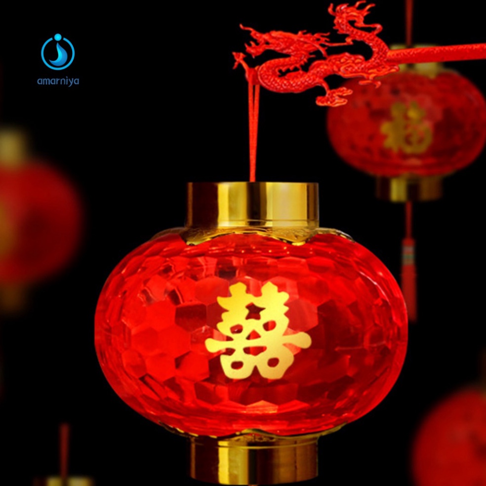 Lồng Đèn ĐIỆNFREESHIPĐÈN LỒNG Phối Tua Rua, lồng đèn đỏ may mắn trang trí lễ Tết, siêu sáng,chống thấm ngoài trời