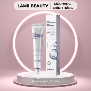 KEM DƯỠNG TRẮNG DA THU NHỎ LỖ CHÂN LÔNG SURMEDIC SUPER GLUTATHIONE 100 BRIGHT TONE UP CREAM