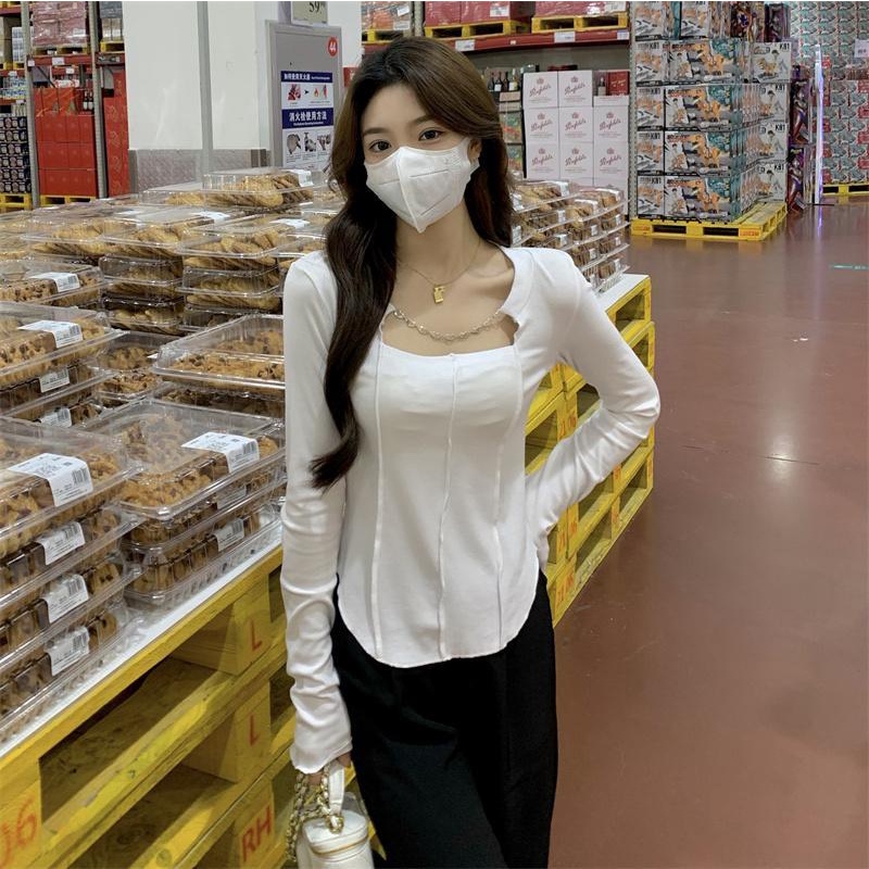 Áo Croptop Tay Dài Plus Size Quyến Rũ