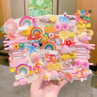 Set 14 Kẹp Tóc Hoạt Hình Dễ Thương Cho Bé Gái