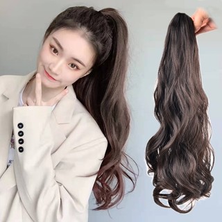 Tóc giả dài xoăn gợn sóng thời trang cho nữ