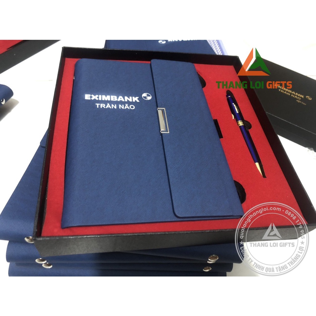 Giftset - Bộ quà tặng ( Sổ da + Bút ký) khắc tên làm quà tặng ý nghĩa tặng Thầy Cô