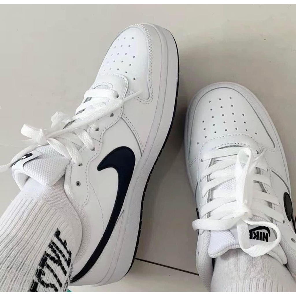 Giày Nike Court Borough Low 2 GS White Black