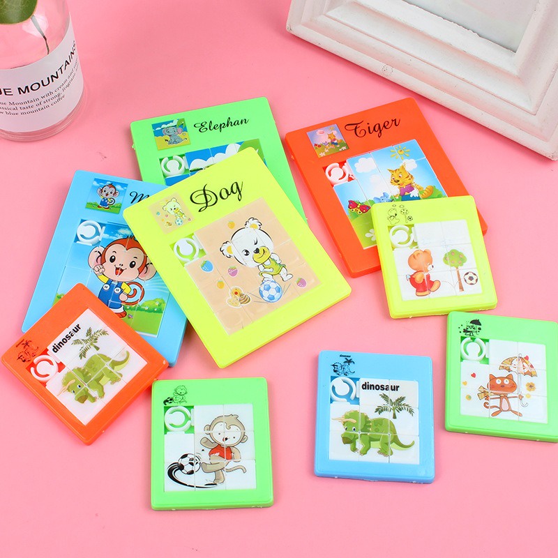 Đồ chơi xếp hình ghép hình lắp ráp Tranh Ghép nhựa 8 mảnh/12 mảnh/15 mảnh nhiều hình Ngộ Nghĩnh