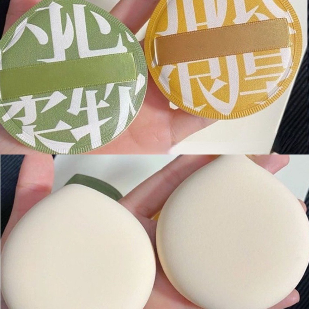 Mút Trang Điểm Cotton Air Cushion Màu Kẹo Ngọt / Bánh Mì / Phấn Phủ Có Kích Thước Nhỏ XL