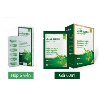 Giải Rượu Nam Dược ( Dạng Viên / Dạng Gói)