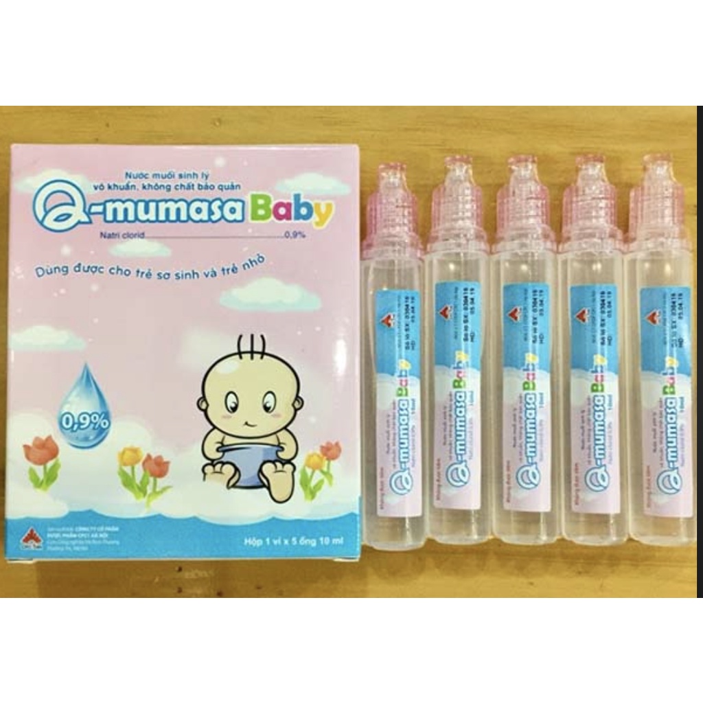 Q-mumasa baby - Nước muối sinh lý vô khuẩn cho bé