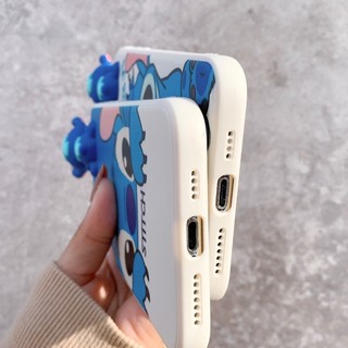 Ốp Lưng Silicon Màu Bảo Vệ Camera Stitch ( Kèm Hình Thú )