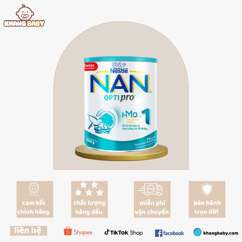 Sữa Nan Việt số 1,2,3 900g - Shop Khang Baby