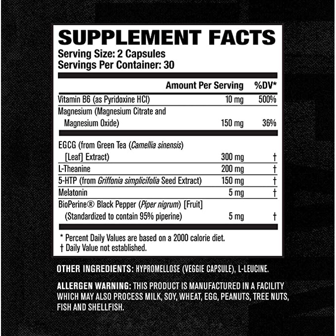 Jacked Factory Lean PM Night Time Fat Burner viên hỗ trợ giấc ngủ và ức chế sự thèm ăn cho nam, nữ