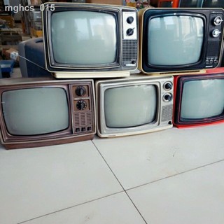 ▪ ⊙ Đạo cụ trang trí TV đen trắng kiểu cũ hoài cổ Đồ vật cũ hậu thập niên 80 cổ điển đồ trang trí máy thật cổ điển không
