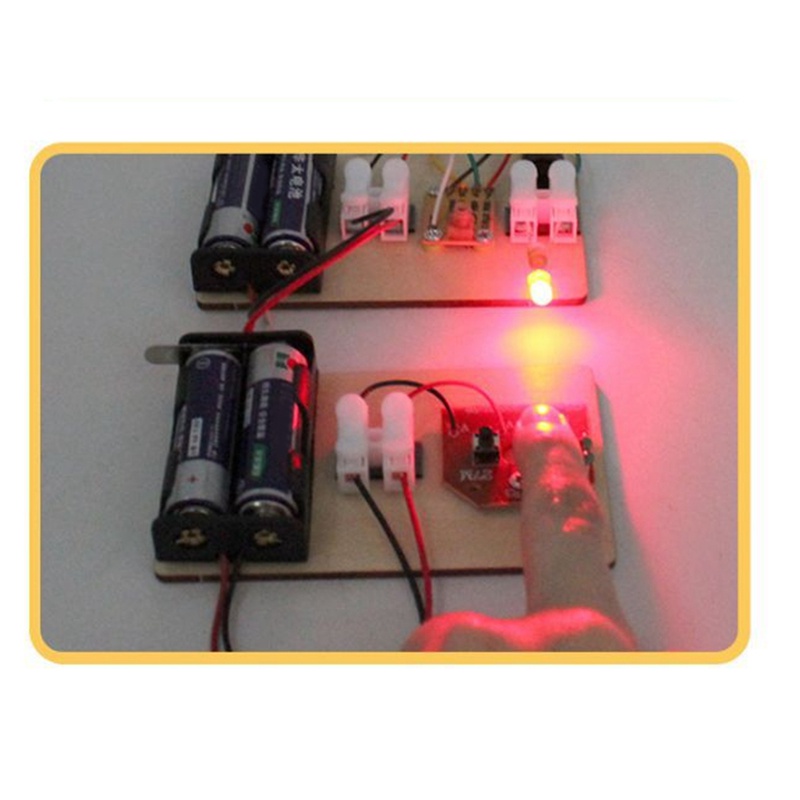 Bộ Dụng Cụ Thân Thân Morse Học Mã Morse Xây Dựng Máy Phát Điện Thí Nghiệm Mạch Điện (Không Pin)