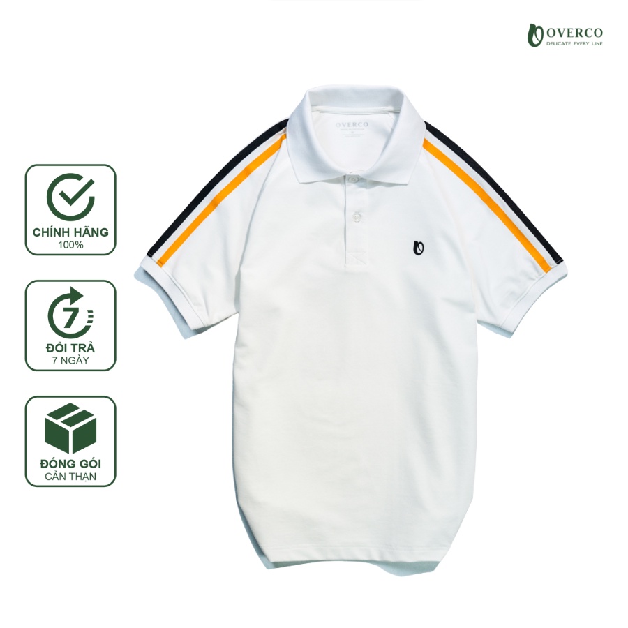 Áo Polo Nam Strips Chất Vải Cotton USA Cao Cấp Mềm Mịn Thoáng Mát Co Giãn 4 Chiều Thương Hiệu OVERCO - UPL0044