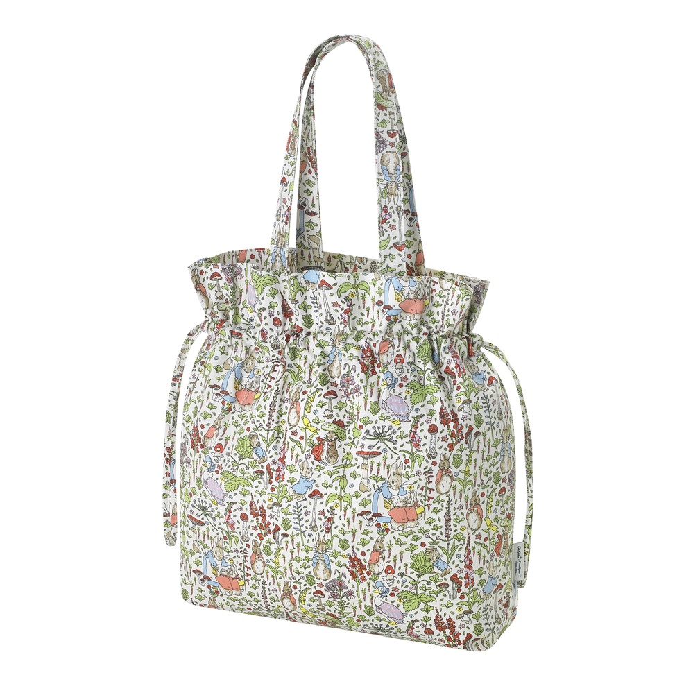 Cath Kidston - Túi đeo vai/The Hitch Tote - Garden Ditsy - Cream