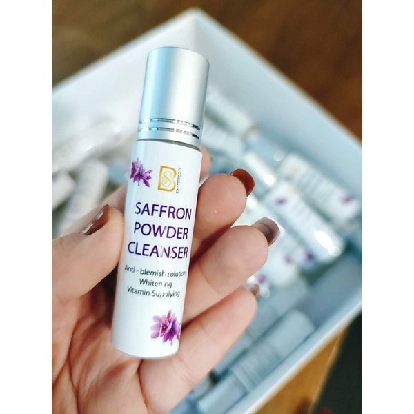 Bột rửa mặt Saffron - Saffron powder cleanser (CHÍNH HÃNG) - lọ mini size